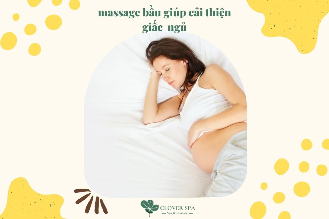 massage bau giup ngu ngon