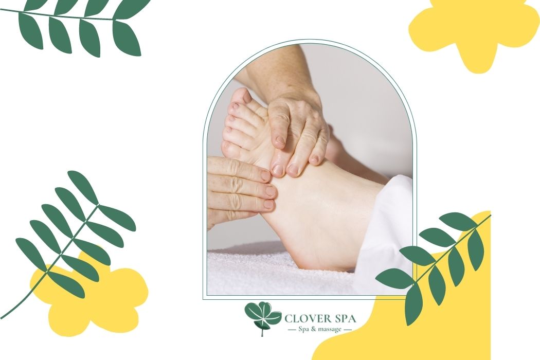 massage chân giúp giảm viêm cân gan chân