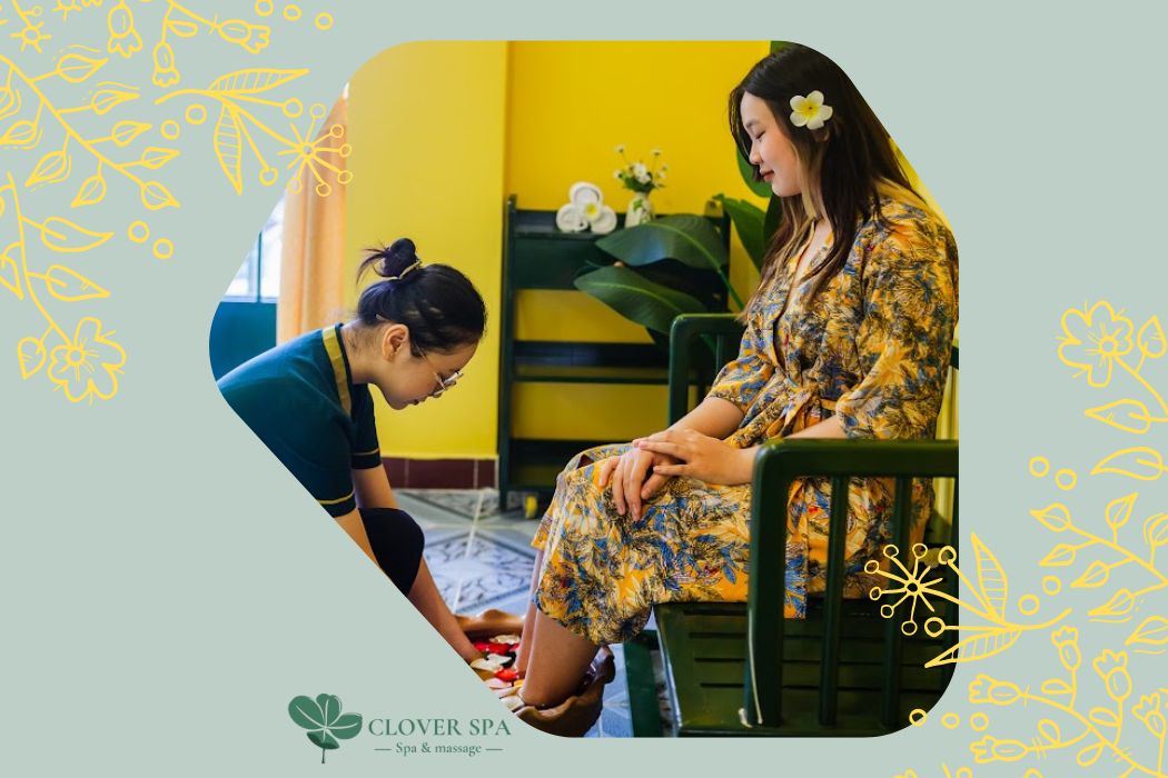 massage chân giúp giảm căng thẳng